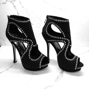 Studded Bebe platform bootie